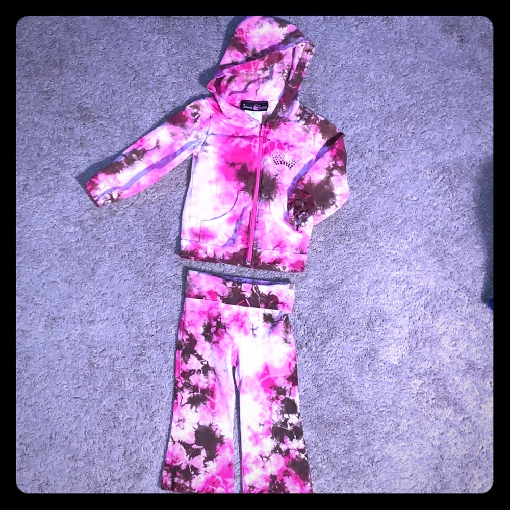 Jenna & Jesse - Size 18 mo - Pink + Brown Tiedye🦋